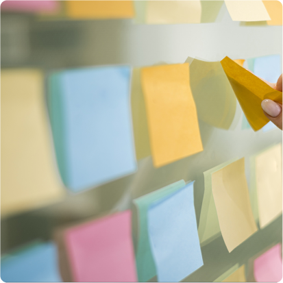 온라인 마케팅 포스트잇 이미지